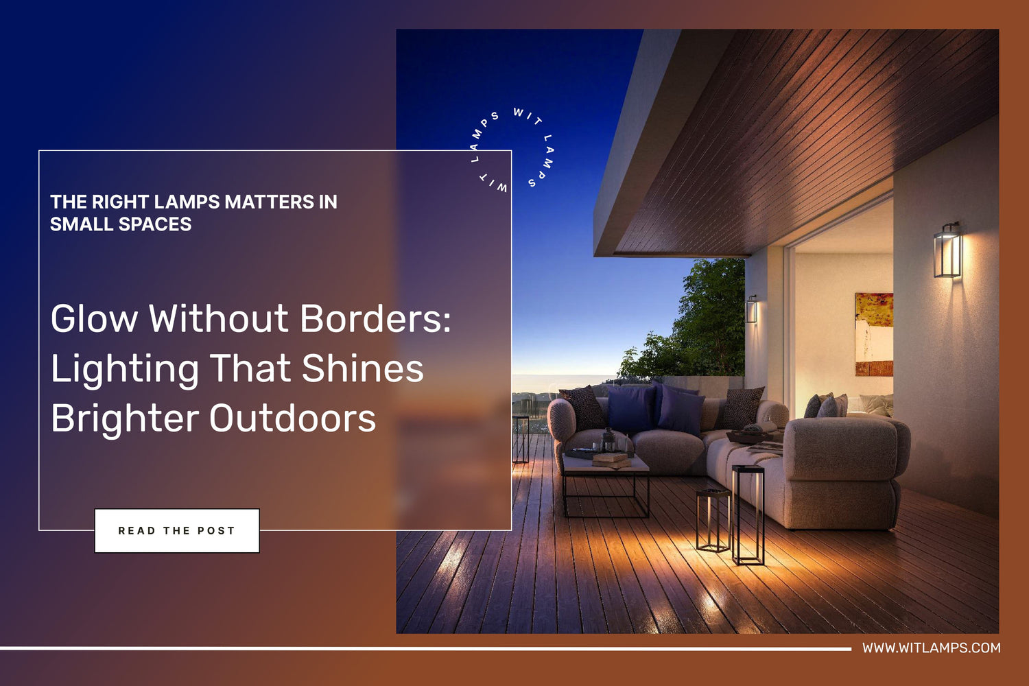 Glow Without Borders: Lighting That Shines Brighter Outdoors