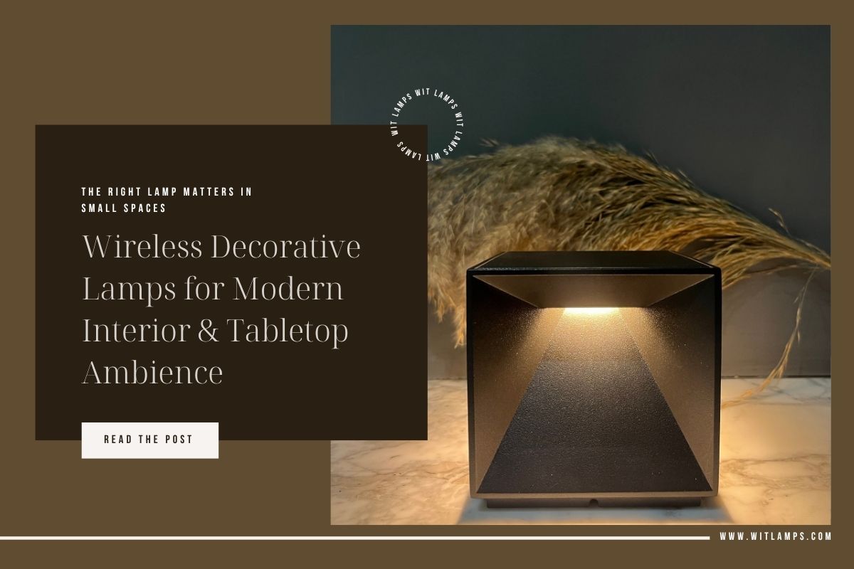 Wireless Decorative Lamps for Modern Interior & Tabletop Ambience