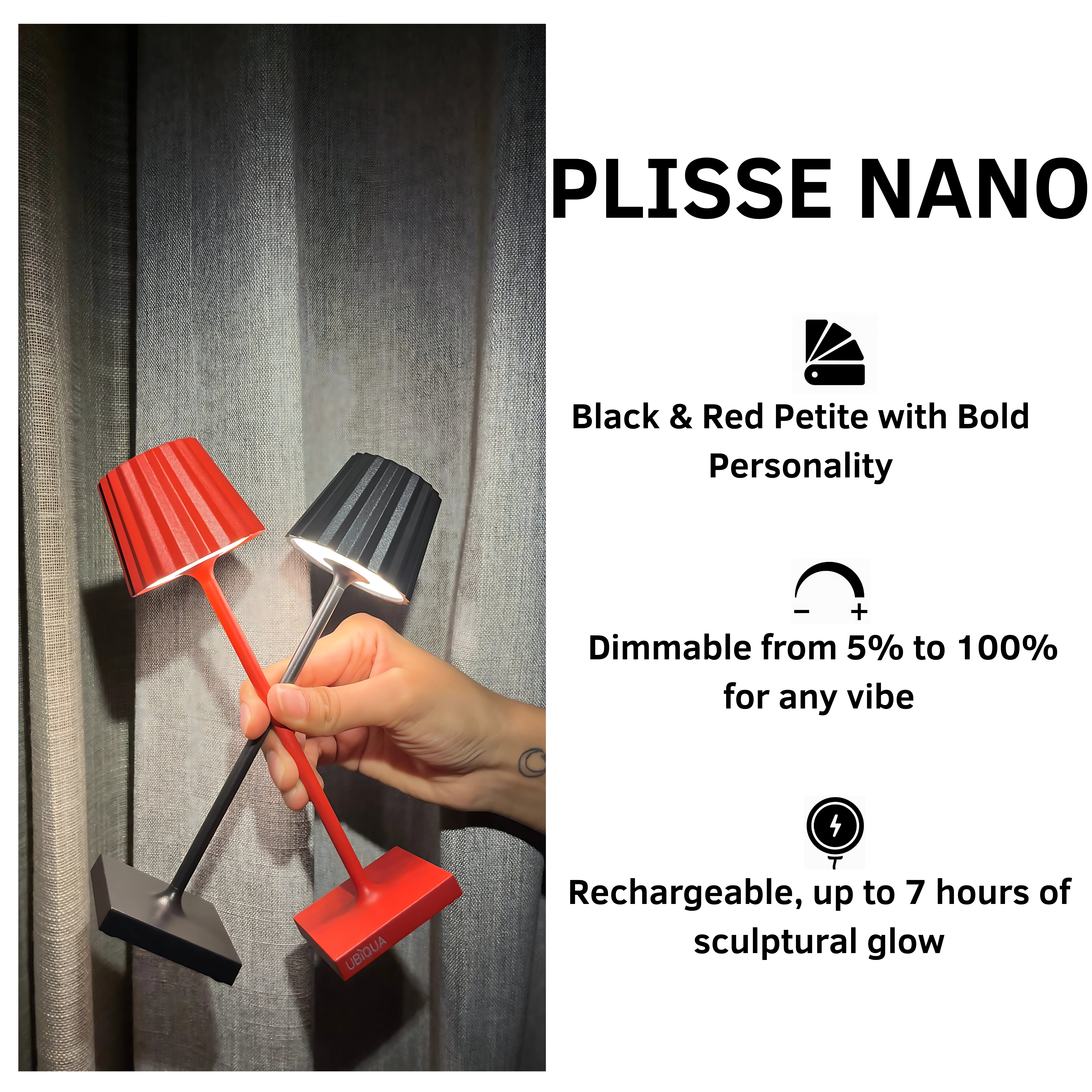 Plissè Nano (Flame Red)