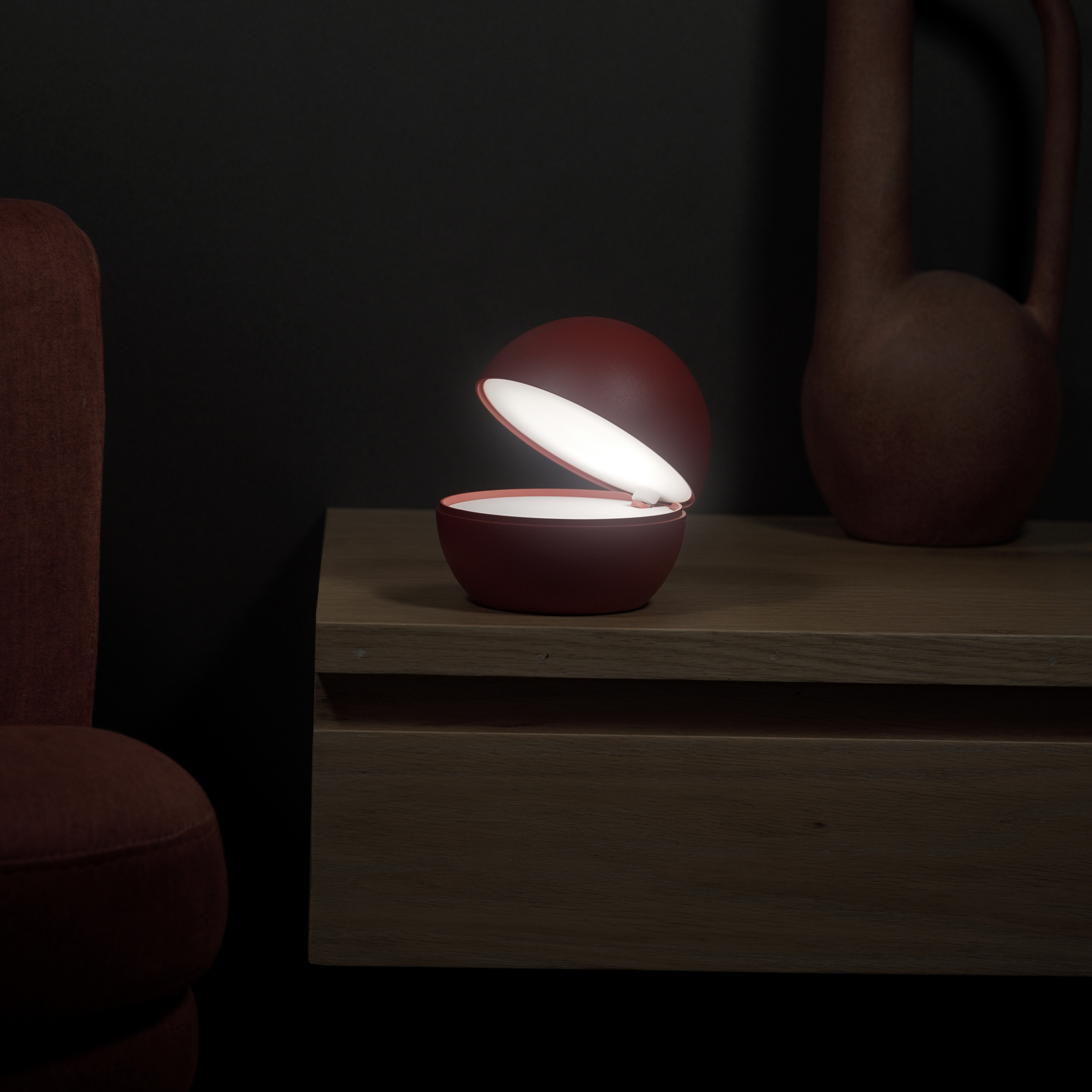 lamp-good night-red lamp-image-6