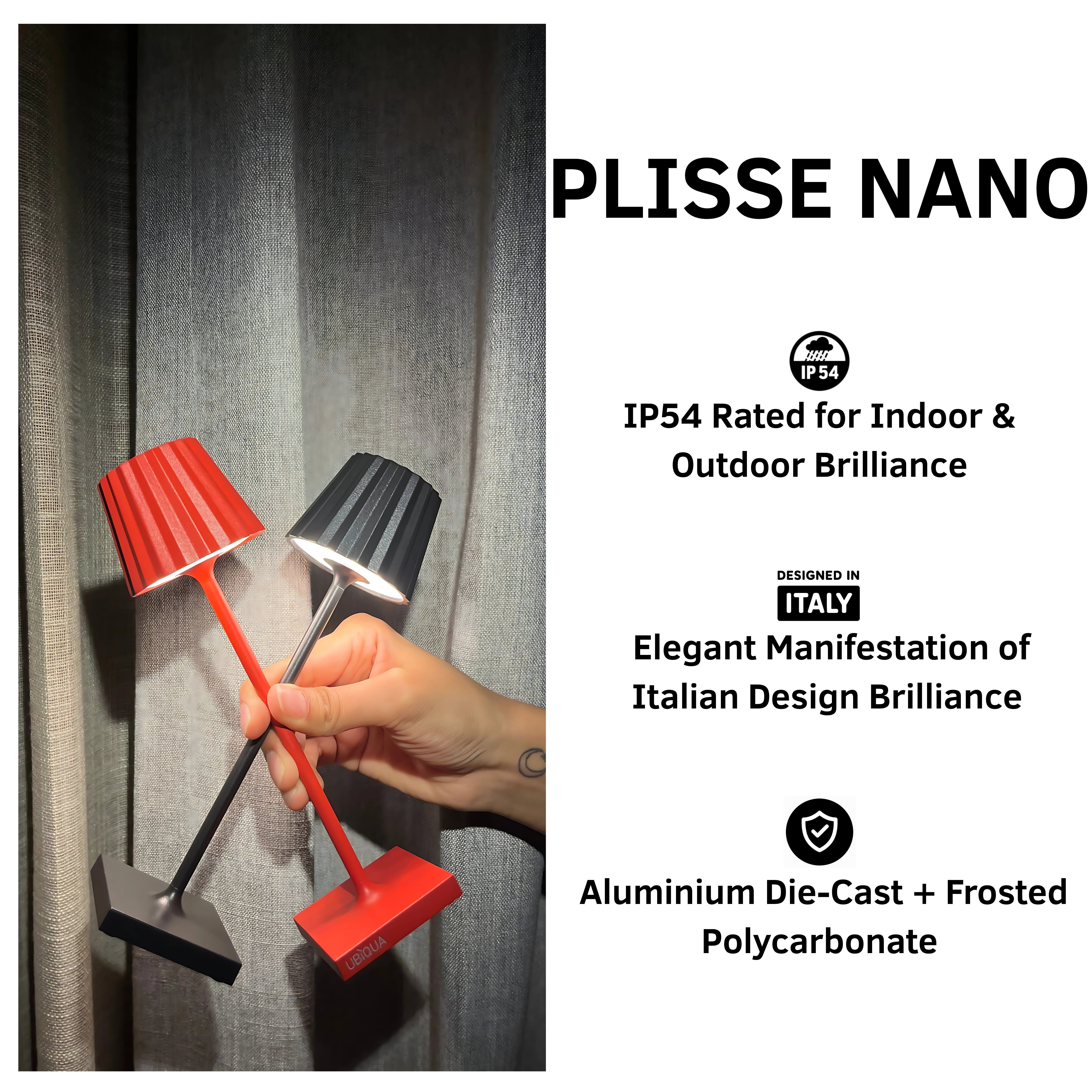 Plissè Nano (Flame Red)
